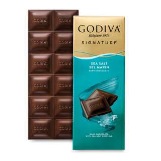 Godiva Signature Dark Chocolate Seasalt Bar Godiva Signature Dark Chocolate Seasalt Bar