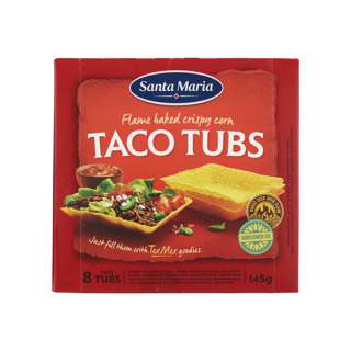 Santa Maria Tex Mex Taco Tubs (8-Pack), 145G