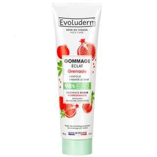 Evoluderm Radiance Facial Scrub Pomegranate