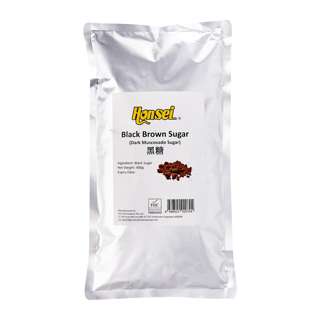 Honsei Black Brown Sugar (Dark Muscovado Sugar)