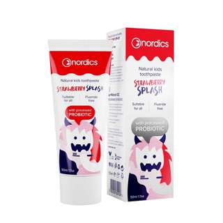 Nordics Nordics Natural Kid's Toothpaste Strawberry Splash
