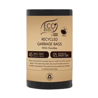 White Magic Eco Basics Degradable Garbage Bags Small 12L