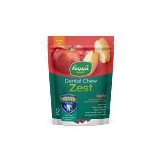 Happi Skippi Zest Petite 2.5-inch Dental Chew - Apple