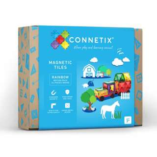 Connetix Tiles 24 Pieces Motion & Car Pack STEAM Learning Toy