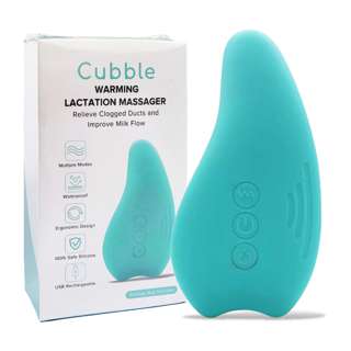 Cubble Warming Lactation Massager - Teal Cubble Warming Lactation Massager - Teal