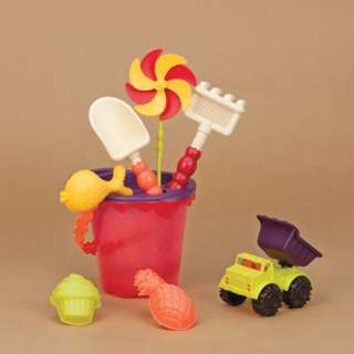 B.Toys Sands Ahoy! Medium Bucket Set - Mango