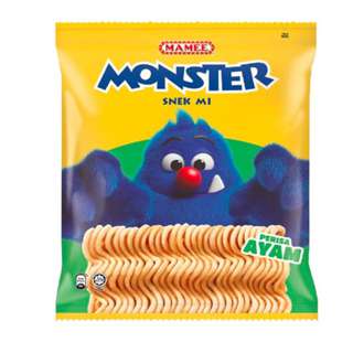 Mamee Monster Chicken Flavour-Perisa Ayam Noodle Snack (8x25)