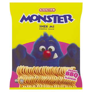 Mamee Monster BBQ Flavour Noodle Snack Mamee Monster BBQ Flavour Noodle Snack