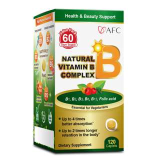 AFC Japan Natural Vitamin B Complex – Energy, Hair & Skin AFC Japan Natural Vitamin B Complex – Energy, Hair & Skin