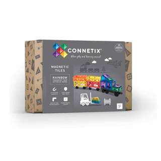 Connetix Tiles Rainbow Transport Pack