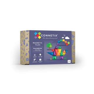 Connetix Tiles Rainbow Mini Pack Kids Magnetic Tiles