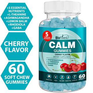 Biofinest Calm Gummies Ashwagandha Mind Mood Focus Supplement