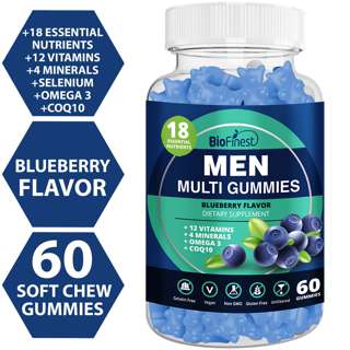 Biofinest Men MultiVitamins Gummy Vitamin A B C D E Supplemen