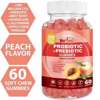 Biofinest Probiotic Prebiotic Gummy Digestion Detox Supplemen