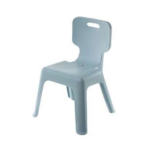 Citylife Sturdy Stool with Backrest Chair - Blue