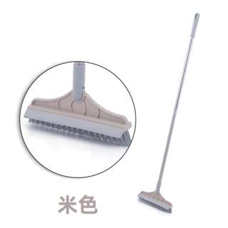 PurityWhite 2 In 1 Bathroom scrub brush with wiper