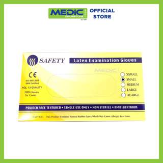 Safety Latex Powder-Free Gloves S Size