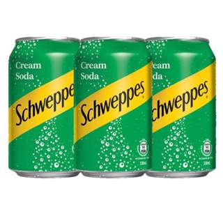 Schweppes Cream Soda Can - Bundle of 3