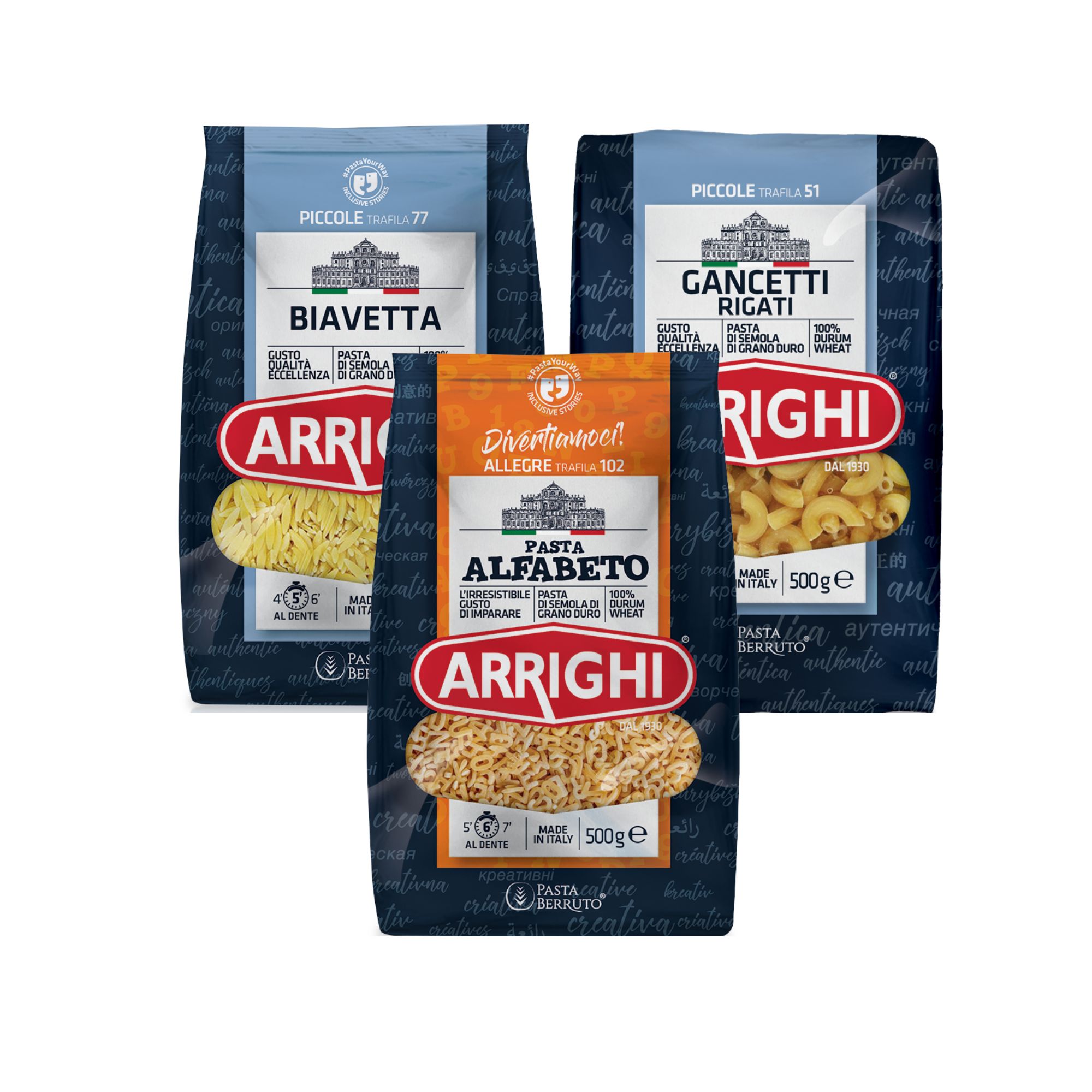 Arrighi Pasta - Biavetta, Stelline, Alfabeto