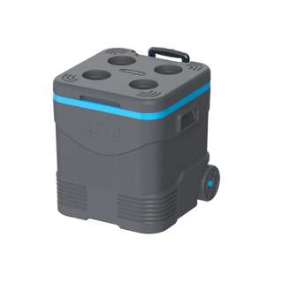 Cosmoplast KeepCold Trolley Ice Box/Cooler Box-Dark Grey (30L