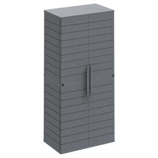 Duramax Woodgrain Tall Vertical Cabinet - Grey Duramax Woodgrain Tall Vertical Cabinet - Grey