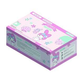 Sanrio MyMelody 3D4PlyDisposableMaskTod 2-5Y.O.(Pajamas Pink)