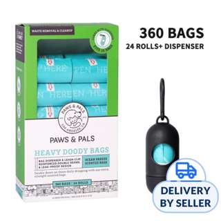 LOVENCARE [Paws & Pals]Heavy Doody Dog Waste Bags Poop Bags