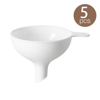 Sweet Home Multi-purpose Kitchen Funnel-White(5pcs)