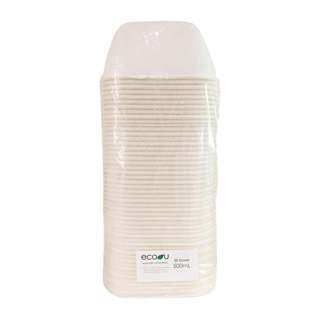 eco u 500mL Sugarcane Square Bowls - Bio & Disposable