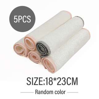 Sweet Home Bamboo Fiber Cleaning Rag-Random Color (5pcs/Set)