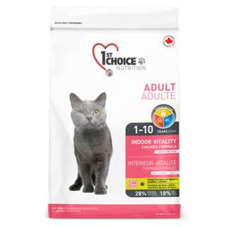 1st Choice Cat Adult, Indoor Vitality, Chicken