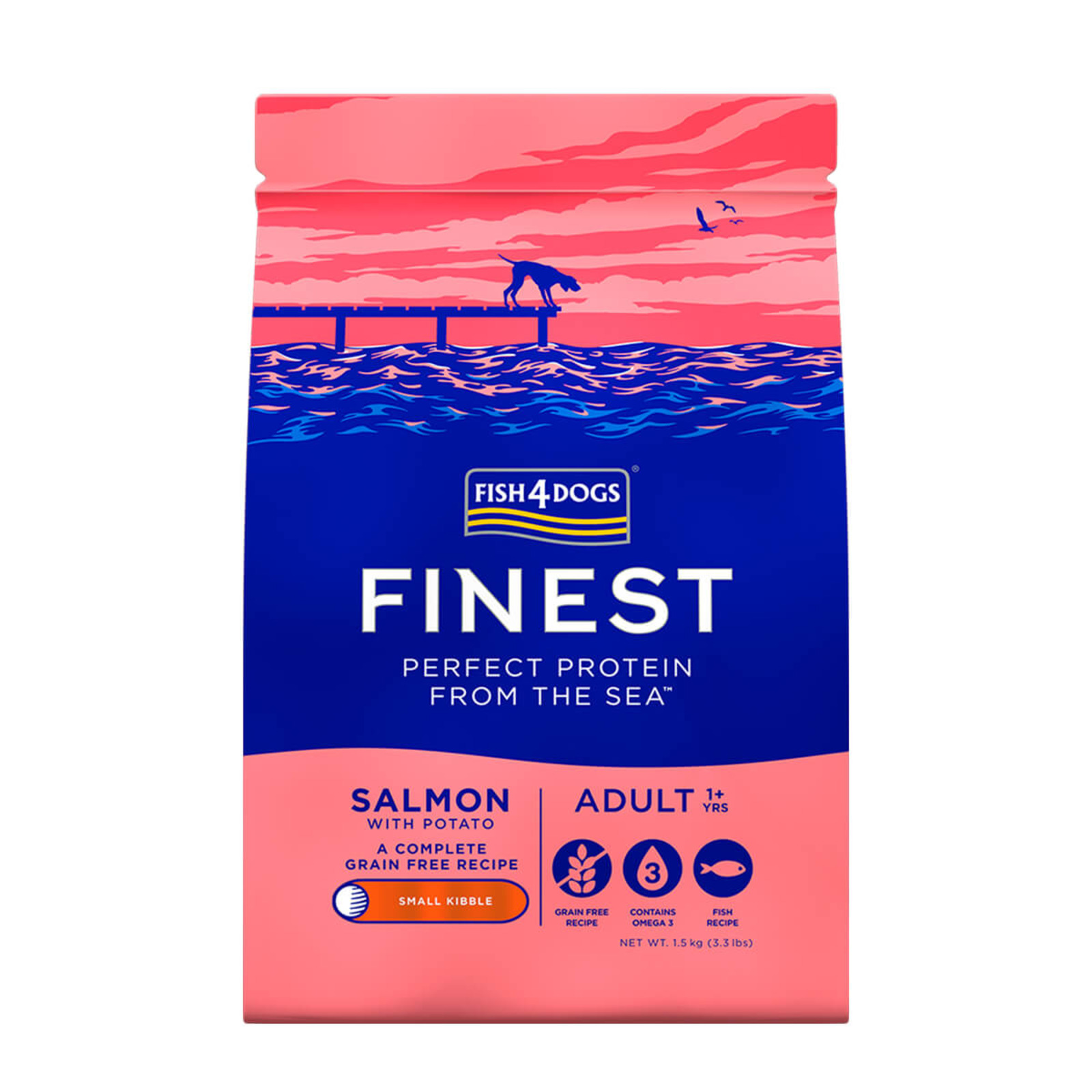 Fish 4 Dogs Finest Salmon Complete (Small Bite) | NTUC FairPrice