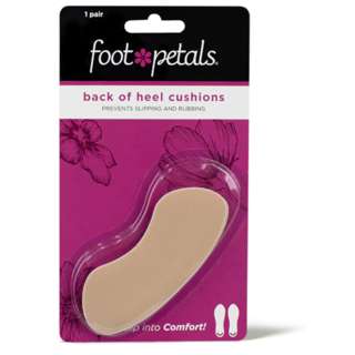 Foot Petals Back of Heel Cushions 1 pair - Khaki