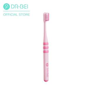 Dr.Bei Pink Children Toothbrush (6-12 Years old), 1 Piece