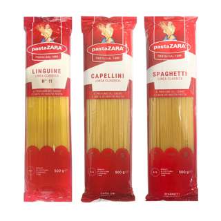 Pasta Zara Italian Pasta - Capellini, Linguine, Spaghetti