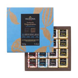 Valrhona Gift Box 32 Squares Dark & Milk Choc
