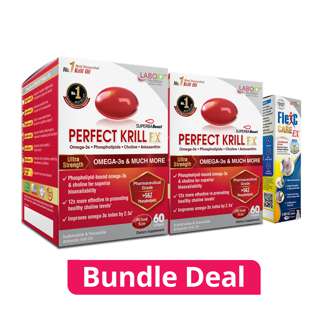 LABO Nutrition Perfect Krill EX x2 + FlexC CARE EX