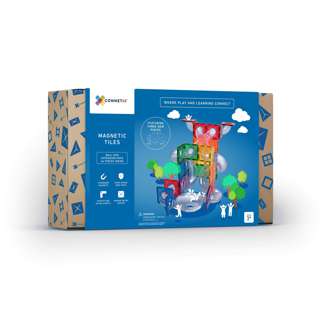 Connetix Tiles 66 Pcs Ball Run Expansion Pack Magnetic Tiles
