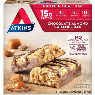 Atkins Meal Bar Chocolate Almond Caramel (5 bars)