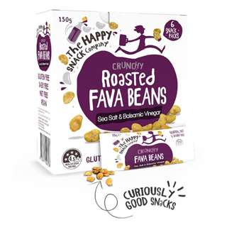 The Happy Snack Company Roasted Fava Beans Sea Salt & Vinegar