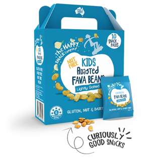 The Happy Snack Company KIDS Roasted Fava Beans Lightly Salte