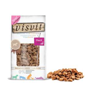 Visvit Premium Puppy Freeze Dried Duck Bites Visvit Premium Puppy Freeze Dried Duck Bites