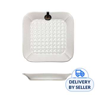 Table Matters Shippo White - 8.25 Inch Square Plate