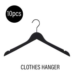 Sweet Home Matte Black Wooden Hanger- Clothes Hanger Sweet Home Matte Black Wooden Hanger- Clothes Hanger