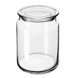Libbey Classic Glass Food Storage Container Jar 1000ml Libbey Classic Glass Food Storage Container Jar 1000ml
