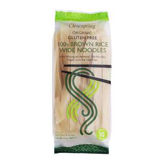 Clearspring Organic - GF 100% Brown Rice Wide Noodles