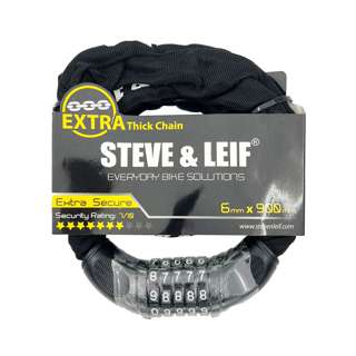 Steve & Leif Bicycle Chain Combination Lock (6x900mm)