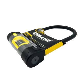 Steve & Leif Bicycle UV Silicon Combination U-Lock (153x245mm