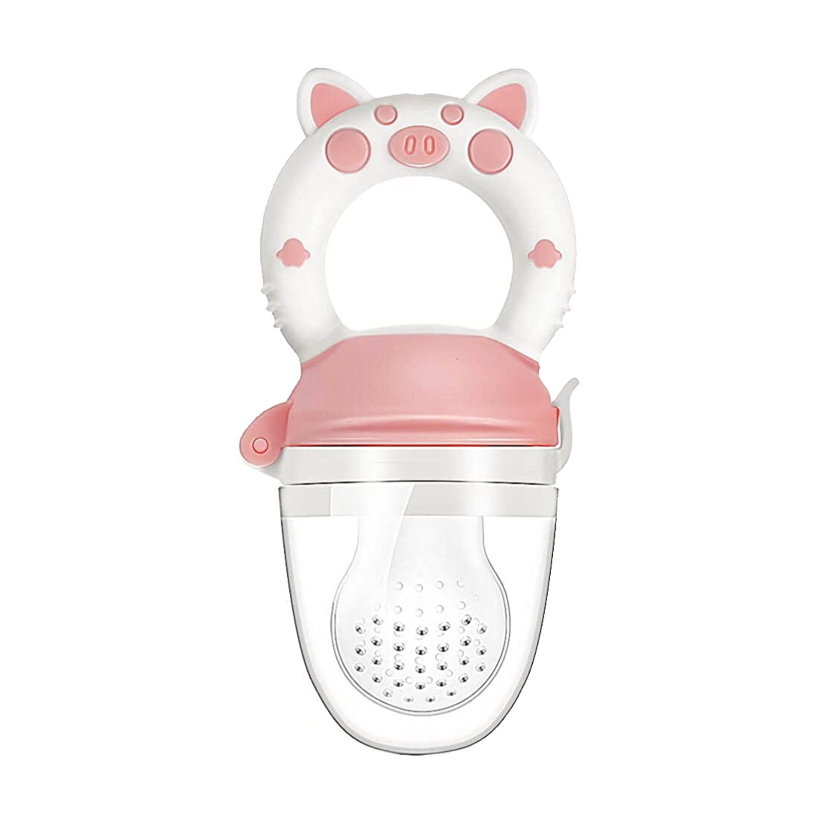 Cubble Baby Food Feeder & Teether - Blush/White | NTUC FairPrice