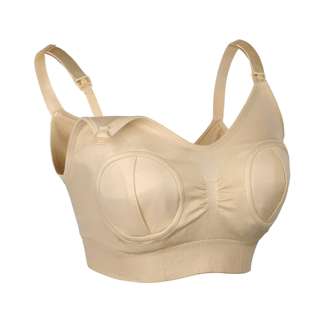 Cubble Hands-Free Pumping & Nursing Bra Khaki M